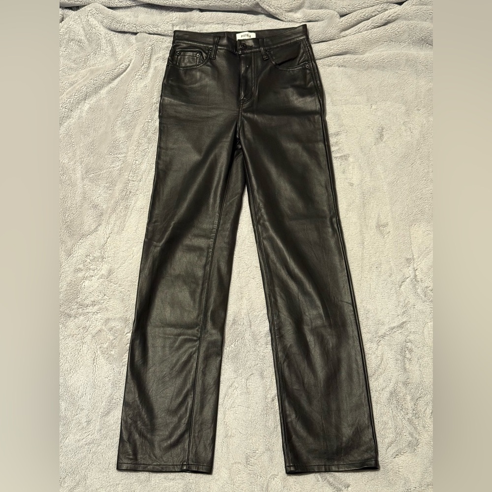 Pistola faux leather pants size 24